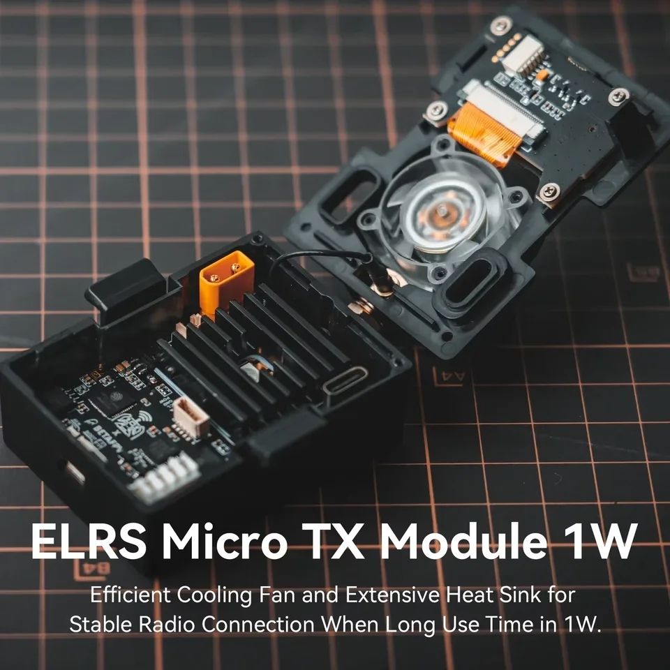Rc Tx Module Betafpv Elrs V2 1w Tx Module 2.4g 1w Version for Long Range Fpv Rc ...