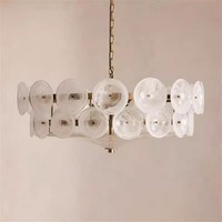Lampe de salon en verre de Murano, design vintage français, nouveau lustre simple et luxueux pour chambre et salle à manger