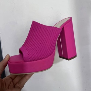 Sandali con Tacco Alto in Gelatina Lavorati a Maglia Sexy da <span class=keywords><strong>Donna</strong></span> <span class=keywords><strong>per</strong></span> Feste e Club Estivi 2026 - Product Image 3