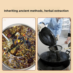 白い薬草をテーマにした遠赤外線ボディケアステッカー - 伝統的な優しい通気性のある経皮吸収パーソナルケアパッチ - Product Image 4