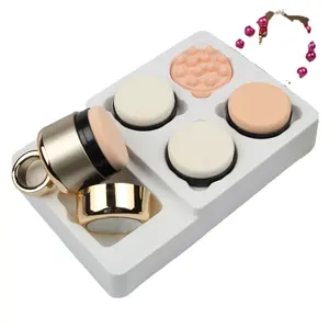 Bestseller Beauty Sponge Blender Makeup Vibrierender elektrischer Puder quaste mit Geschenk box