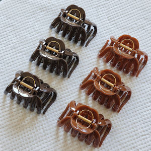 Pinza de Pelo de Calabaza de 9.5CM, Nueva Colección Primavera, Color Novedoso, Pinza de Tiburón de PC de Alta Calidad para Mujer, Diseño Sencillo - Product Image 3