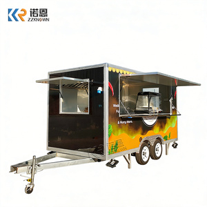 Rimorchio Cucina Mobile Quadrato Omologato DOT CE con Attrezzatura Completa per Hot Dog e Pizza, Ideale per il Mercato USA - Product Image 3