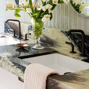 Calcita Exótica con Textura Distintiva que Agrega un Toque Moderno y Elegante a la Decoración de Interiores Comerciales de Hoteles, Gran Losa Pulida <span class=keywords><strong>Cipollino</strong></span> - Product Image 2