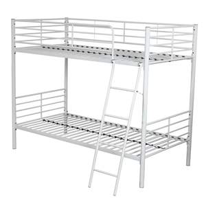 MILENYUM TULIP Modern Twin Metal Bunk <b>Bed</b> Adjustable Steel Frame <b>Space</b>-<b>Saving</b> Durable Foldable Storage Features Hotels Schools - Product Image 3