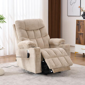 हॉट सेल इलेक्ट्रिक मेडिकल लिफ्ट चेयर एक्सपेंडेबल फोल्डेबल फोल्डेबल फोन एयर मसाज रिक्लियर मखमली असबाब रिमोट कंट्रोल - Product Image 3