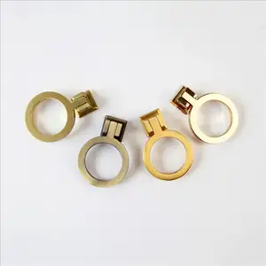 Современное Дешевое простое кольцо из цинкового сплава для шкафа