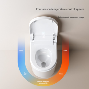 Asiento de Inodoro Inteligente de Estilo Moderno, Montado en la Pared, con Bidé Integrado, Descarga Automática, Inodoro Eléctrico Inteligente - Product Image 4