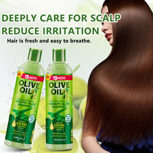 Shampoo nourrissant et rafraîchissant pour le cuir chevelu, lissant, brillance longue durée, huile d'olive, aloès <span class=keywords><strong>vera</strong></span> - Product Image 3