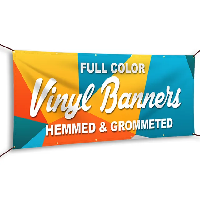 Full Color 13 Oz Pvc Vinyl Banner Printing Custom Banner Gedrukt