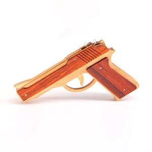 <span class=keywords><strong>Pistola</strong></span> <span class=keywords><strong>M9</strong></span> in Legno Massello, Kit di Montaggio Fai-da-Te, Giocattolo per Lavorazione del Legno, <span class=keywords><strong>Pistola</strong></span> a Elastico - Product Image 1