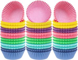 Mini Muffin Brown Cup <b>Cake</b> Cupcake Liners Paper Cups Cakeliner Baking Paper - Product Image 1