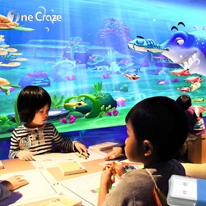 Système de jeu interactif mural de projection immersif AR pour enfants : dessin, <span class=keywords><strong>peinture</strong></span> et jeu multijoueur en réalité augmentée pour aire de jeux intérieure - Product Image 4