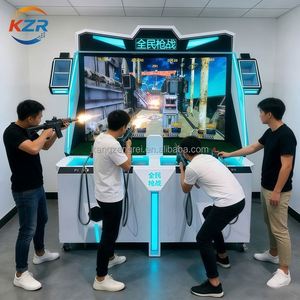 เครื่องเล่นเกมยิงปืน Gatling แบบ VR เชิงพาณิชย์ ศูนย์รวมความบันเทิงแบบครบวงจร แฟรนไชส์อาร์เคด - Product Image 1