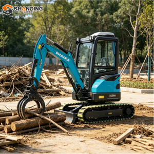 Precio Real, Envío Gratis, Mini Excavadora Diesel Changchai de 3 Toneladas, CE EURO 5, Excavadora Compacta Hidráulica Personalizada - Product Image 3