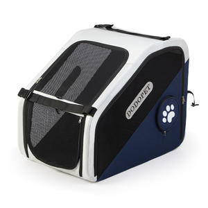 Büyük taşınabilir katlanabilir köpek evi katı PC sırt çantası düğmesi uzun mesafe seyahat için Pet araba taşıyıcı sınır ötesi köpek kafesi - Product Image 6