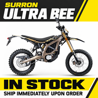 Grande promotion en Chine : Moto électrique tout-terrain Surron, rapide et économique, 74V 24.5KW, pour adultes, modèle Sur Ron Ultra Bee