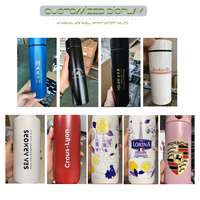 Offre Spéciale 500ml Intelligent numérique LED affichage de la température bouteille d'eau tasse flacon thé infuseur isolé sous vide bouteille Thermos