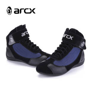 ARCX-Bottes de moto respirantes anti-chute pour motocyclistes, chaussures de course sur route, chaussures de changement de vitesse, semelle en caoutchouc, réfléchissante - Product Image 4