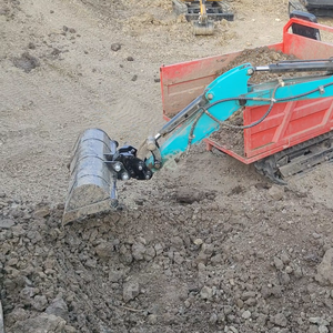 Godet de chargement plat grande capacité pour mini-excavatrice, idéal pour matériaux de carrière, godet de chargement de carrière, outil plat pour matériaux de <span class=keywords><strong>pierre</strong></span> - Product Image 5