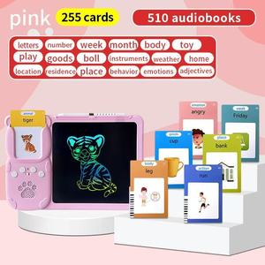 Tarjetas Educativas de Emociones Animales de 8.5 Pulgadas, Tableta LCD de Escritura, Tarjetas Interactivas, Juguete de Aprendizaje Preescolar <span class=keywords><strong>para</strong></span> Niños en Inglés - Product Image 5