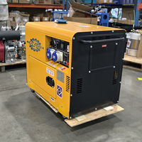 Générateur diesel silencieux haute efficacité 12 kW 15 kVA, générateur électrique portable 8 kW 10 kW, centrale électrique portable