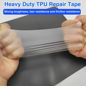 Parches Autoadhesivos Transparentes de TPU Impermeables WBG, Flexibles, para Reparación de Lotes de Bote, Piscinas, Colchones Inflables y Neumáticos - Product Image 4