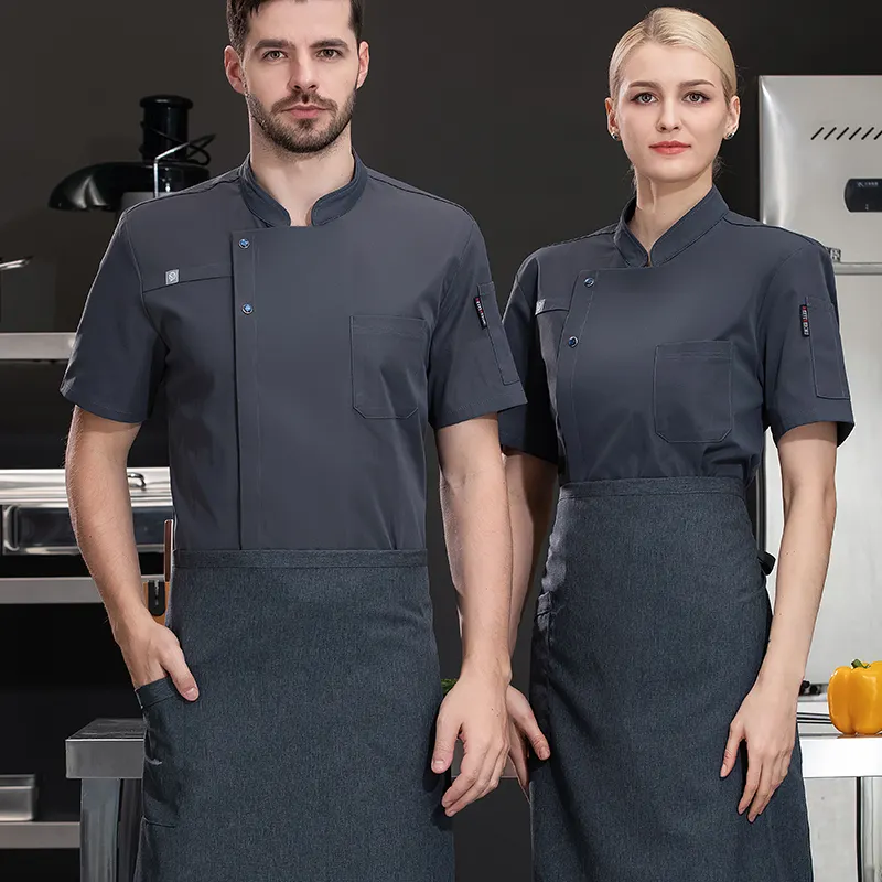 Custom Restaurant Uniforms with Logo Shirt Japanese Restaurant Uniform for Waitress Custom Chef Uniform Female