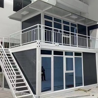 Maisons conteneur et maisons modernes préfabriquées maison villa avec structure en acier cadre soudé