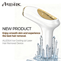 Épilateur IPL automatique ALLESILK à point de congélation haute énergie 32J, système d'exploitation anglais facile à utiliser, pour usage domestique