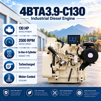 Motor Diésel Turboalimentado Cums 4BTA3.9-C130, Refrigerado por Agua, 2500 rpm, 4 Tiempos, para Maquinaria de Construcción, Operaciones de Cargadoras de Ruedas