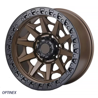 Jantes forgées True Beadlock Bronze 16 17 18 19 20 21 22 pouces 6x139.7 6x135 6x120 pour Wrangler Ford F150 Raptor Bronco RAM