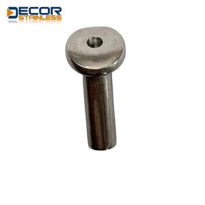 Kits de garde-corps de pont matériel manchon de protection en acier inoxydable T316 manchons de protection biseautés à angle de 30 degrés pour câble de 1/8 pouces - Product Image 1