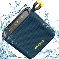 Enceinte portable W-King D2, étanche IPX7, son puissant, enceinte sans fil, gadgets électroniques avec TWS pour vélo et extérieur