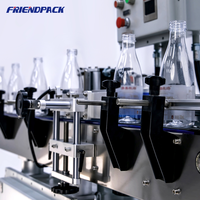Machine d'étiquetage automatique de bouteilles à grande vitesse réglable UPK pour bouteilles rondes, machine d'étiquetage automatique pour bouteilles cosmétiques