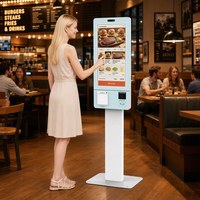 21.5 27 32 Inch Layar Sentuh Swalayan Kios Pembayaran Restoran Terminal Pemesanan dan Pembayaran Grosir