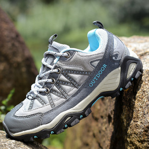 Chaussures de randonnée unisexe pour l'extérieur, semelle extérieure en caoutchouc naturel, tige en lin, doublure en maille, antidérapantes et résistantes à l'usure - Product Image 4