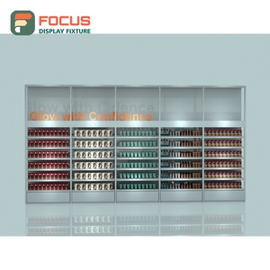 Premium Wig Display Counter Glass Showcase Lockable Drawer Shelf Hair Store Display Counter - Product Image 4