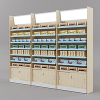 Présentoir d'étagère intérieure robuste (6 niveaux) rayonnage de dépanneur pour la conception de mini pharmacie de supermarché