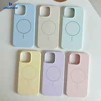 Coque en silicone pour iPhone 13 Pro Max, coque de téléphone à chargement magnétique, fabrication de coques de téléphone