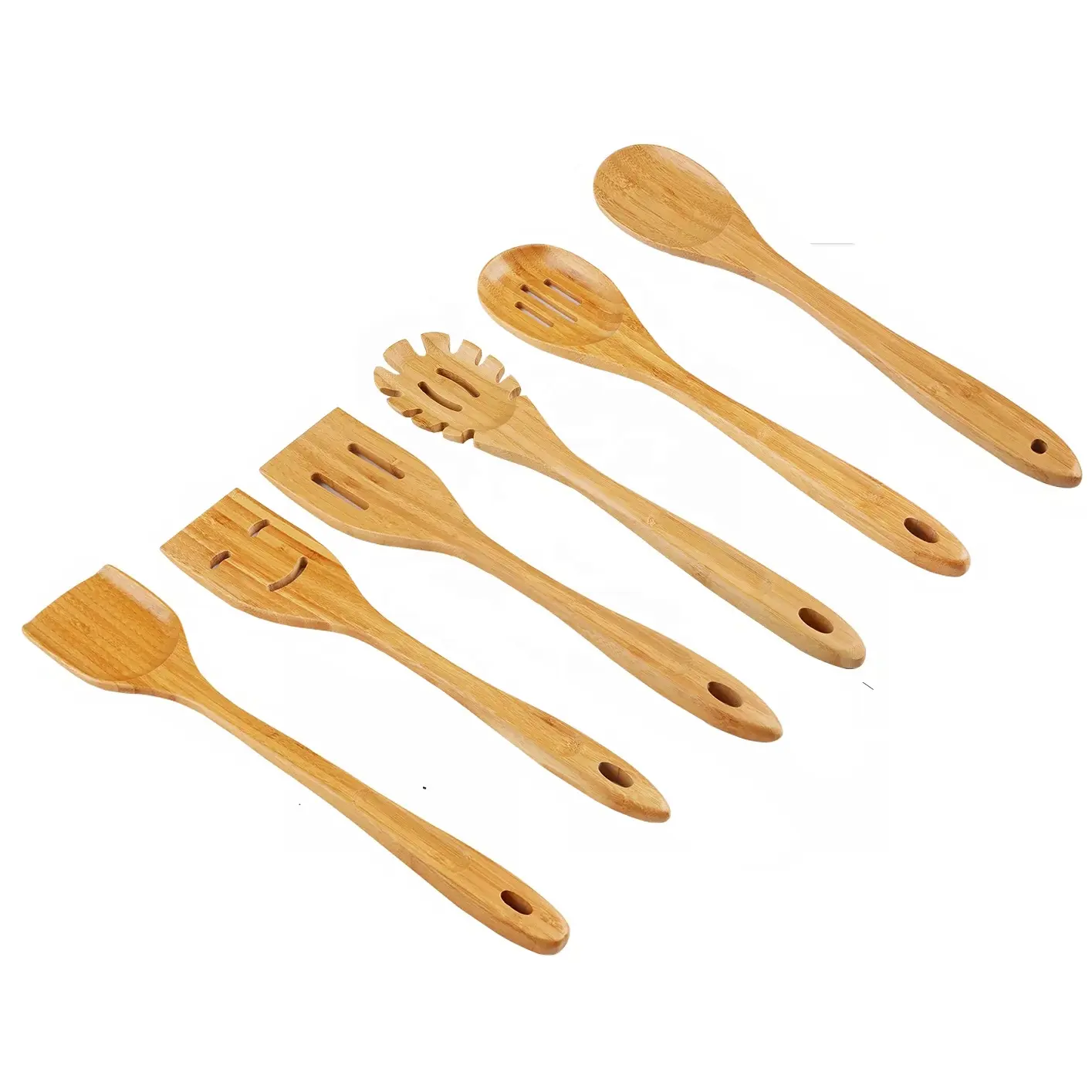 Utensili per la casa e la cucina set di utensili da cucina in legno cucchiaio spatola accessori da cucina set di utensili da cucina in bambù