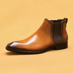 Bottes de travail vintage Amish de luxe haut de gamme pour hommes, imperméables, à lacets, avec semelle Goodyear et empeignes robustes en cuir véritable - Product Image 2