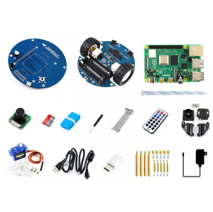 Robot intelligent vidéo sans fil Waveshare AlphaBot2, alimenté par Raspberry Pi 4 modèle B, prise d'alimentation US/EU K614 - Product Image 3