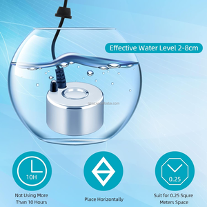 Siêu âm Atomizer DIY Bộ phận điện Mist Maker <span class=keywords><strong>Fogger</strong></span> spatter bảo vệ độ ẩm khuếch tán EU cắm nước giữ lại khung mới - Product Image 3