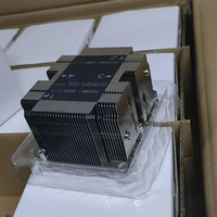 Dissipateur thermique CPU passif pour serveur 2U avec ailettes en aluminium et 4 pièces Solution de refroidissement par air de processeur de caloducs en cuivre pour LGA 3647