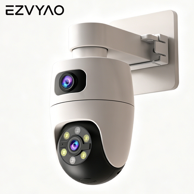 2026 5MP WiFi CMOS IP66 Waterproof Indoor/Outdoor PTZ IP Camera with Two-Way Audio Cloud Storage Cam720 APP V380 Pro/Cam720