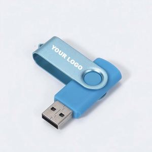 Unidad Flash USB Giratoria de Metal de Alta Velocidad Personalizada, 32G 64G, Logotipo Personalizado, Unidad USB Publicitaria Corporativa para Regalo Promocional - Product Image 6