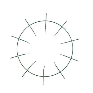 थोक 10 इंच 12 इंच 14 इंच के राउंड मेटल वायर पावर लेपित पुष्पचक्र फ्रेम क्लैंप शैली क्रिसमस - Product Image 2