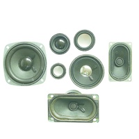 Haut-parleur Mylar fin de 50 mm, 4 ohms, 2 W, voix claire, conforme ROHS, fabriqué en usine depuis 12 ans
