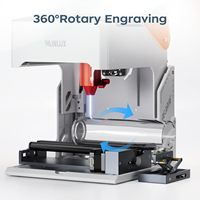 WAINLUX Nouveau module de machine de gravure laser 450 nm pour canettes, rouges à lèvres et objets cylindriques avec rouleau rotatif